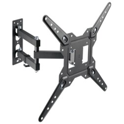 AISENS Soporte Eco Giratorio, Inclinable Para Monitor/TV 30kg (3 Pivotes) De 23-55, Negro