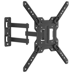 AISENS Soporte Eco Giratorio, Inclinable Para Monitor/TV 30kg (3 Pivotes) De 23"-65", Negro