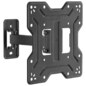 AISENS Soporte Eco Giratorio, Inclinable Para Monitor/TV 30kg (2 Pivotes) De 23"-43", Negro