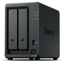 Synology DiskStation DS725+ servidor de almacenamiento NAS Ryzen Embedded R1600 4 GB DDR4 0 TB Negro