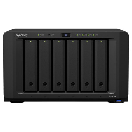Synology DiskStation DS1621+ servidor de almacenamiento NAS Escritorio Ryzen Embedded V1500B 4 GB DDR4 0 TB DiskStation Manager 