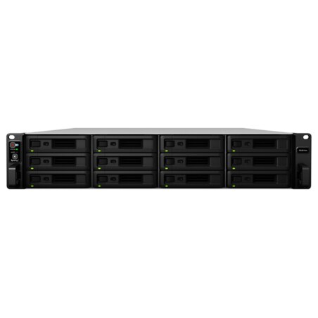 Synology RackStation RS3618xs NAS Bastidor (2U) Intel® Xeon® D D-1521 8 GB DDR4 0 TB DiskStation Manager Negro