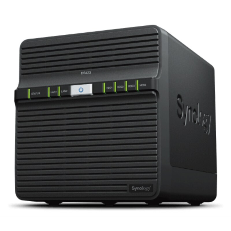 Synology DiskStation DS423 servidor de almacenamiento NAS Realtek RTD1619B 2 GB DDR4 0 TB DiskStation Manager Negro
