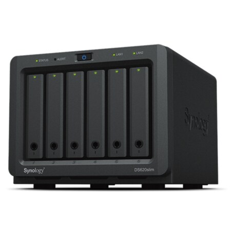 Synology DiskStation DS620SLIM servidor de almacenamiento NAS Escritorio Intel® Celeron® J3355 2 GB DDR3L 0 TB DiskStation Manag