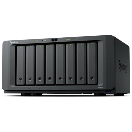 Synology DiskStation DS1825+ servidor de almacenamiento NAS Ryzen Embedded V1500B 8 GB DDR4 0 TB Negro