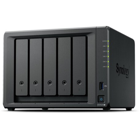 Synology DiskStation DS1525+ servidor de almacenamiento NAS Ryzen Embedded V1500B 8 GB DDR4 0 TB Negro