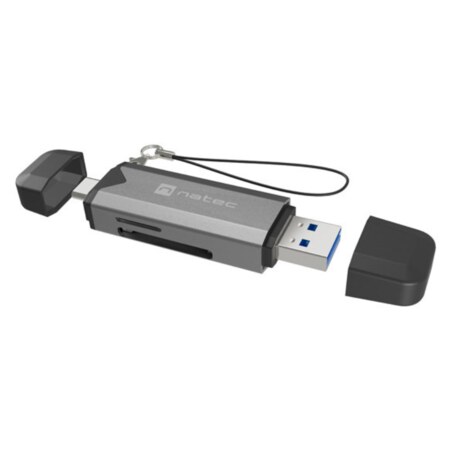 NATEC NCZ-2262 lector de tarjeta USB 3.1 Interno Negro, Gris Oscuro