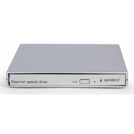 Gembird DVD-USB-021-SV unidad de disco óptico DVD±RW Plata