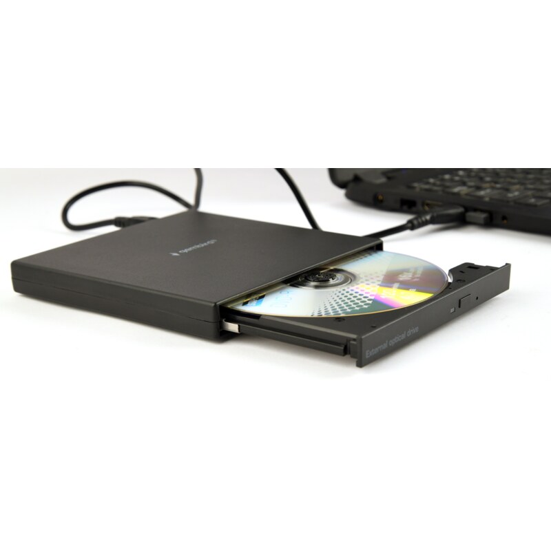 Gembird DVD-USB-04 unidad de disco óptico DVD±RW Negro