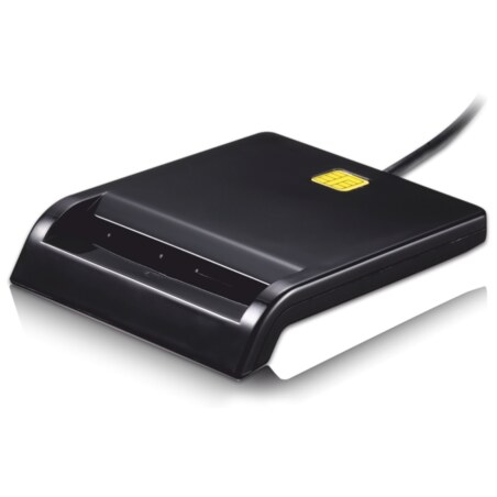 TooQ TQR-210B lector de tarjeta inteligente Interior