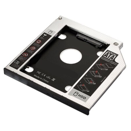 Ewent EW7003 funda para disco duro externo Acrilonitrilo butadieno estireno (ABS), Aluminio Negro, Blanco