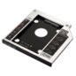 Ewent EW7003 funda para disco duro externo Acrilonitrilo butadieno estireno (ABS), Aluminio Negro, Blanco