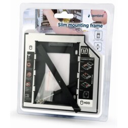 Gembird MF-95-01 panel bahía disco duro 13,3 cm (5.25") Panel de control