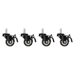 Lanberg AK-1601-B accesorio de bastidor Ruedas giratorias
