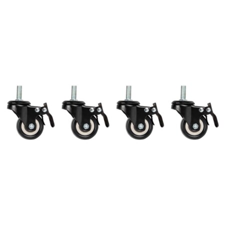 Lanberg AK-1601-B accesorio de bastidor Ruedas giratorias