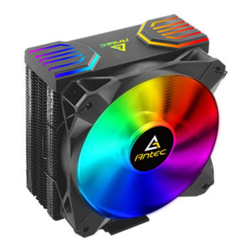 Antec FrigusAir 400 ARGB Conjunto de chips Refrigerador de aire 12 cm Negro 1 pieza(s)