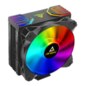 Antec FrigusAir 400 ARGB Conjunto de chips Refrigerador de aire 12 cm Negro 1 pieza(s)