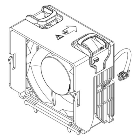 DELL 121-BBBX sistema de refrigeración para ordenador Carcasa del ordenador Ventilador