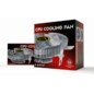Gembird CPU-HURACAN-X40 sistema de refrigeración para ordenador Procesador Refrigerador de aire 9 cm Transparente