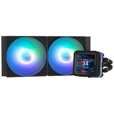 Zalman ALPHA2 DS A24 BLACK sistema de refrigeración para ordenador Procesador Sistema de refrigeración líquida todo en uno 12 cm