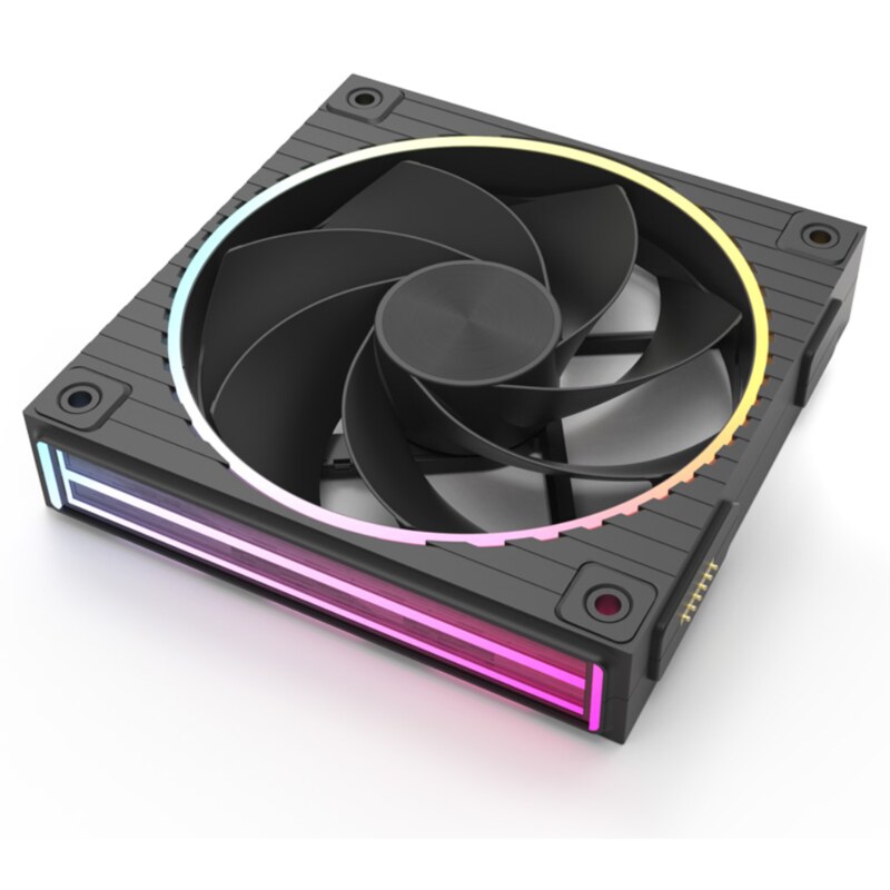 Zalman ZM-DF120R Placa base Ventilador 12,4 cm Negro 1 pieza(s)