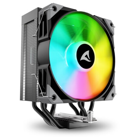 Sharkoon A40 RGB Procesador Refrigerador de aire 12 cm Negro 1 pieza(s)