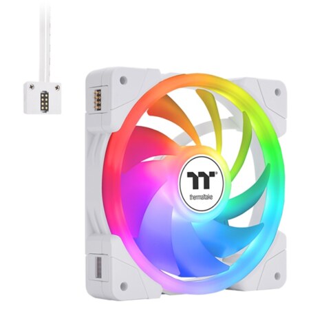 Thermaltake SWAFAN EX12 ARGB Carcasa del ordenador Refrigerador de aire 14 cm Blanco 3 pieza(s)