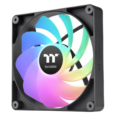 Thermaltake CT120 Reverse ARGB Carcasa del ordenador Ventilador 12 cm Negro 2 pieza(s)