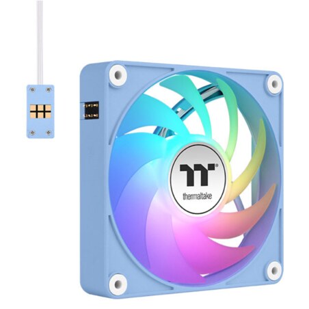 Thermaltake CL-F196-PL12BU-A sistema de refrigeración para ordenador Carcasa del ordenador Ventilador 12 cm Azul 3 pieza(s)