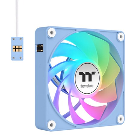 Thermaltake CL-F198-PL12BU-A sistema de refrigeración para ordenador Carcasa del ordenador Ventilador 12 cm Azul 3 pieza(s)