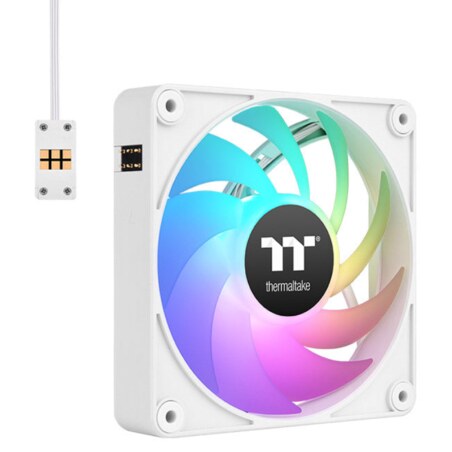 Thermaltake CL-F191-PL14SW-A sistema de refrigeración para ordenador Carcasa del ordenador Ventilador 14 cm Blanco 3 pieza(s)