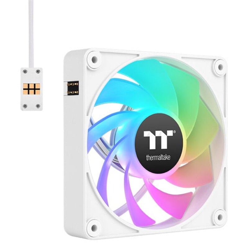 Thermaltake CL-F195-PL14SW-A sistema de refrigeración para ordenador Carcasa del ordenador Ventilador 14 cm Blanco 3 pieza(s)