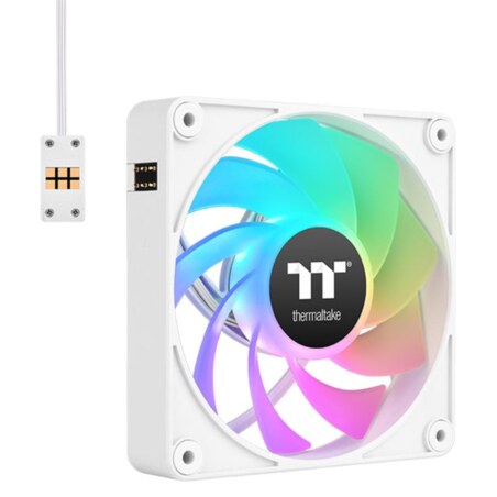 Thermaltake CL-F195-PL14SW-A sistema de refrigeración para ordenador Carcasa del ordenador Ventilador 14 cm Blanco 3 pieza(s)