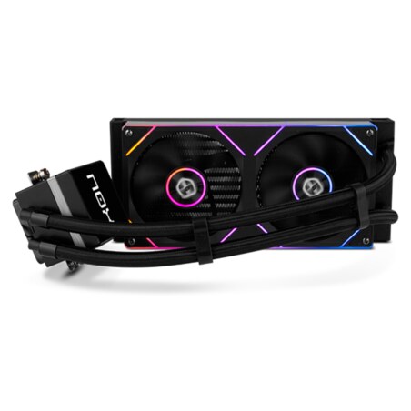 NOX Hummer M-240 LCD|Kit RL Magnético ARGB Negro