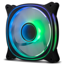 NOX NXHUMMERVFAN sistema de refrigeración para ordenador Carcasa del ordenador Ventilador 12 cm Negro