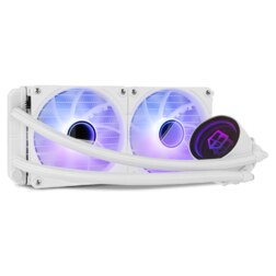 NOX Hummer M-240 ARGB Procesador Sistema de refrigeración líquida todo en uno 12 cm Blanco