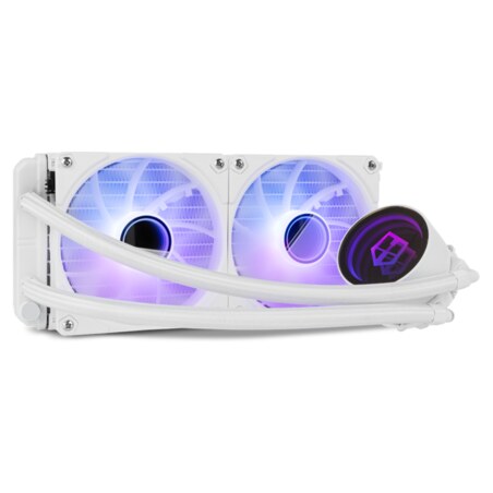 NOX Hummer M-240 ARGB Procesador Sistema de refrigeración líquida todo en uno 12 cm Blanco