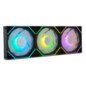 NOX Hummer Pro Link Carcasa del ordenador Ventilador 12 cm Negro 3 pieza(s)