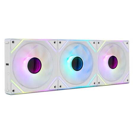 NOX Hummer Pro Link Carcasa del ordenador Ventilador 12 cm Blanco 3 pieza(s)