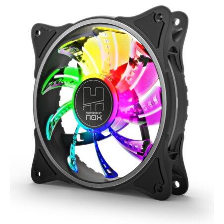 NOX A-Fan Carcasa del ordenador Ventilador 12 cm Negro 1 pieza(s)