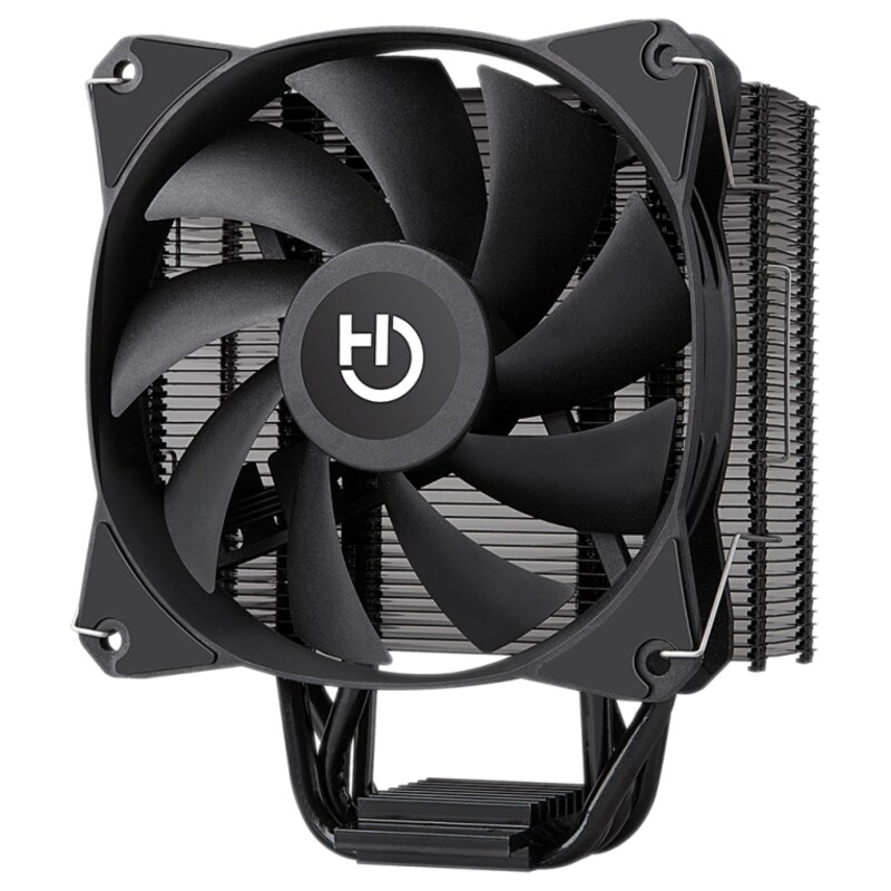 Hiditec C12 PWM Procesador Enfriador 12 cm Negro