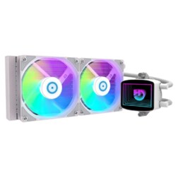 Hiditec LDCR10003 sistema de refrigeración para ordenador Procesador Sistema de refrigeración líquida todo en uno 12 cm Blanco 1