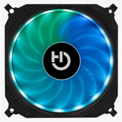 Hiditec N10 Carcasa del ordenador Ventilador 12 cm Negro 1 pieza(s)