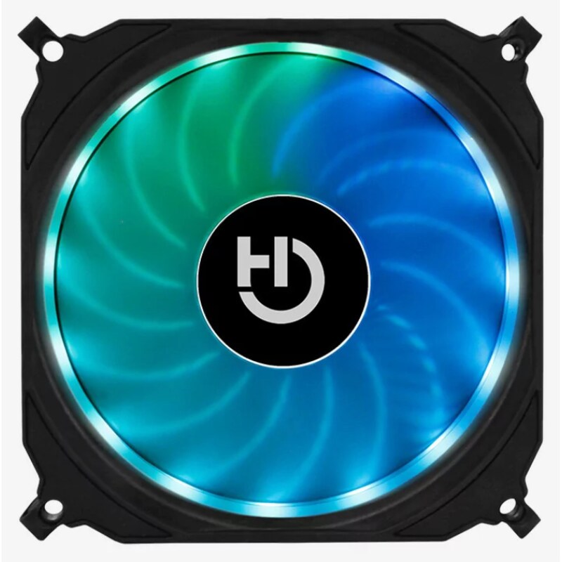 Hiditec N10 Carcasa del ordenador Ventilador 12 cm Negro 1 pieza(s)