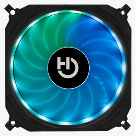 Hiditec N10 Carcasa del ordenador Ventilador 12 cm Negro 1 pieza(s)