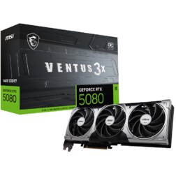 MSI VENTUS GeForce RTX5080 16G 3X OC NVIDIA GeForce RTX 5080 16 GB GDDR7