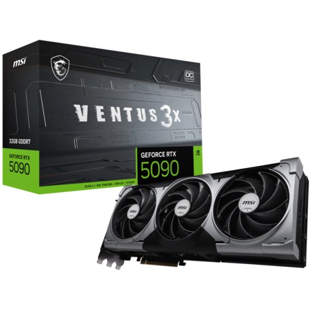 MSI VENTUS GEFORCE RTX 5090 32G 3X OC tarjeta gráfica NVIDIA 32 GB GDDR7