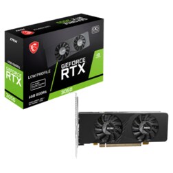 MSI GEFORCE RTX 3050 LP E 6G OC tarjeta gráfica NVIDIA 6 GB GDDR6
