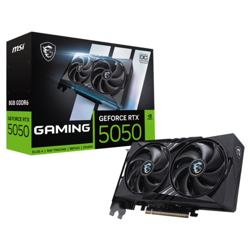 MSI GeForce RTX 5050 8G GAMING OC NVIDIA 8 GB GDDR6