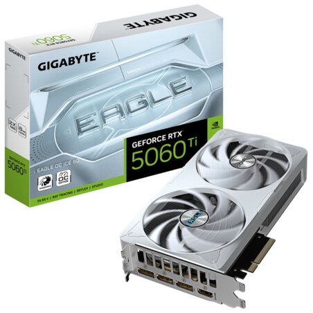 GIGABYTE GeForce RTX 5060 Ti EAGLE OC ICE 8G Tarjeta Gráfica